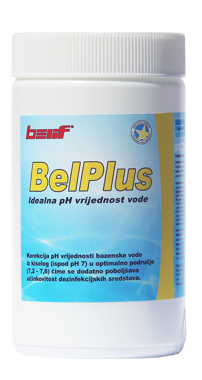BelPlus 0,5 kg - idealna pH vrijednost vode