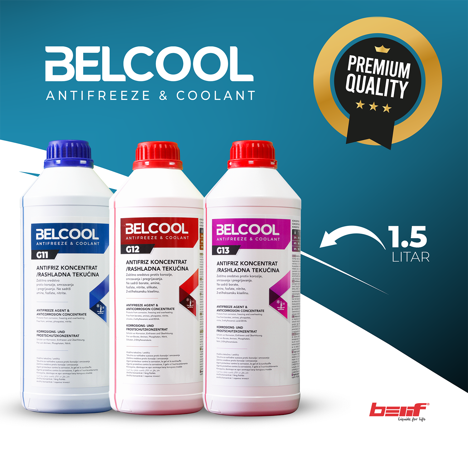 BELCOOL – nova premium serija antifriza i rashladnih tečnosti